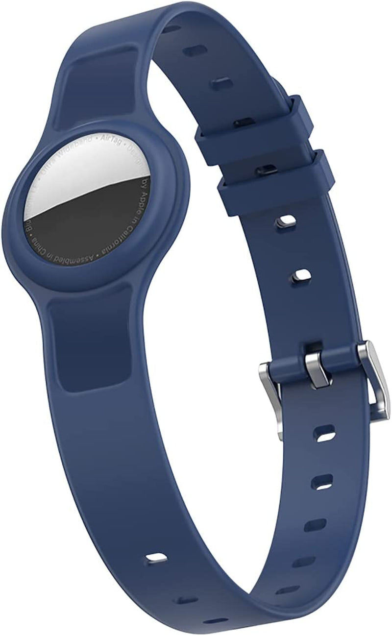 Mutural for Airtag Case 2021 ,Soft Silicone Dog Collar for Airtag ,Anti-Lost Lightweight Pet Collar ,Adjust and Easy-To-Clean Durable in Use-Black Electronics > GPS Accessories > GPS Cases Mutural Blue  