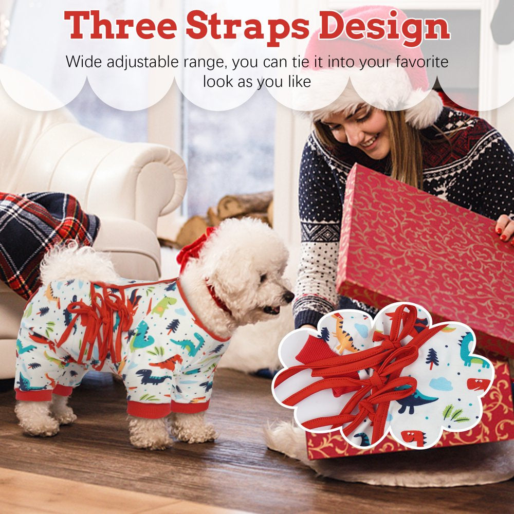 IDOMIK Dog Pajama Soft Breathable Pet Pajamas Dog Onesie Cute Dog Apparel Clothes for Small Medium Dogs Animals & Pet Supplies > Pet Supplies > Dog Supplies > Dog Apparel IDOMIK   