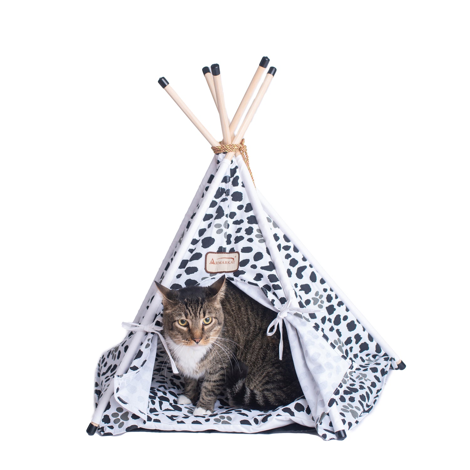 Armarkat Teepee Pet Cat Bed, Multicolor Animals & Pet Supplies > Pet Supplies > Cat Supplies > Cat Beds Aeromark Intl Inc   