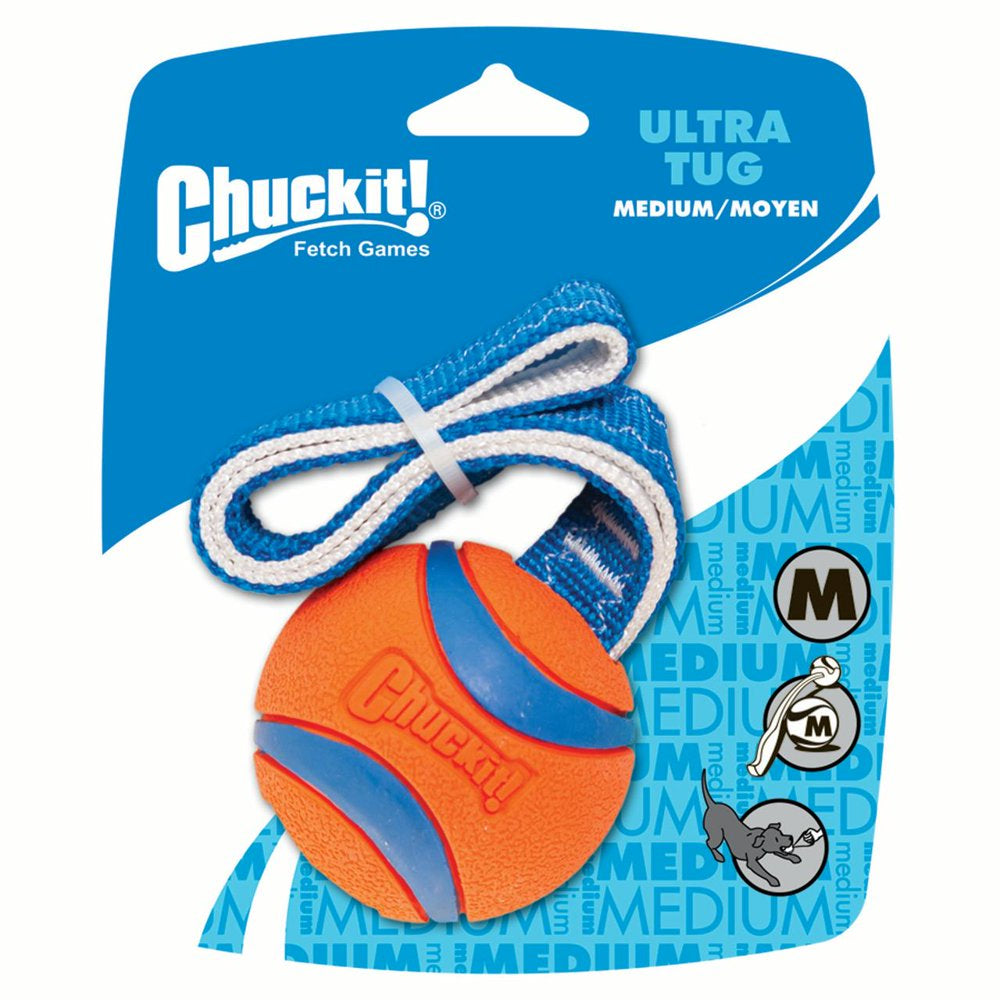 Chuckit! Ultra Rugged Rubber Ball Dog Tug Toy, Medium Animals & Pet Supplies > Pet Supplies > Dog Supplies > Dog Toys Doskocil Manufacturing Co Inc M  