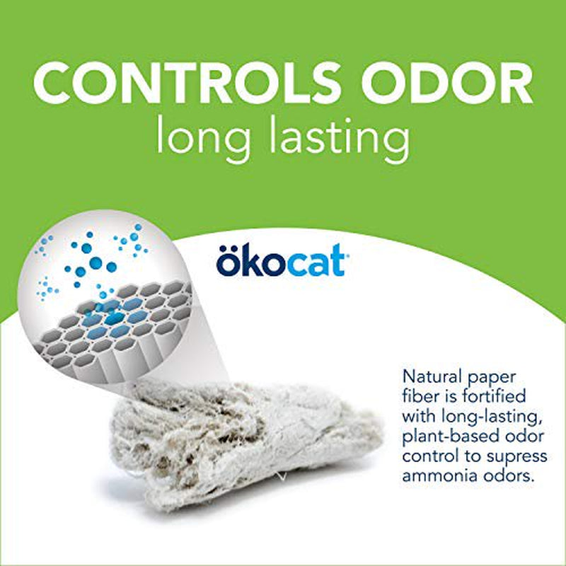 Okocat Premium Dust Free Cat Litter, Non-Clumping Paper Pellet, Unscented,12.3 Lbs Animals & Pet Supplies > Pet Supplies > Cat Supplies > Cat Litter Healthy Pet   