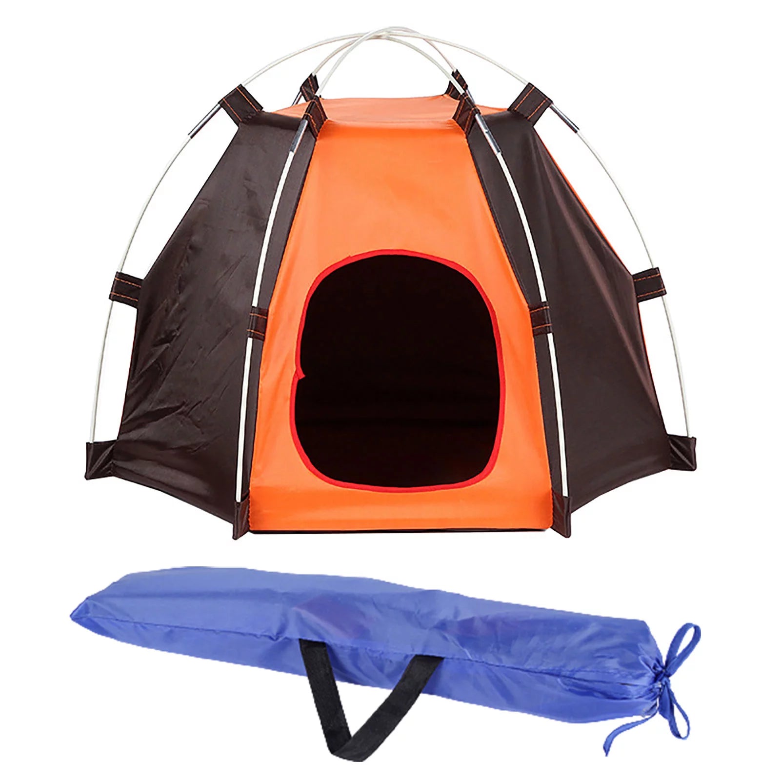 Taluosi Folding Anti-Ultraviolet Waterproof Pet Tent Patchwork House for Small Dog Cat