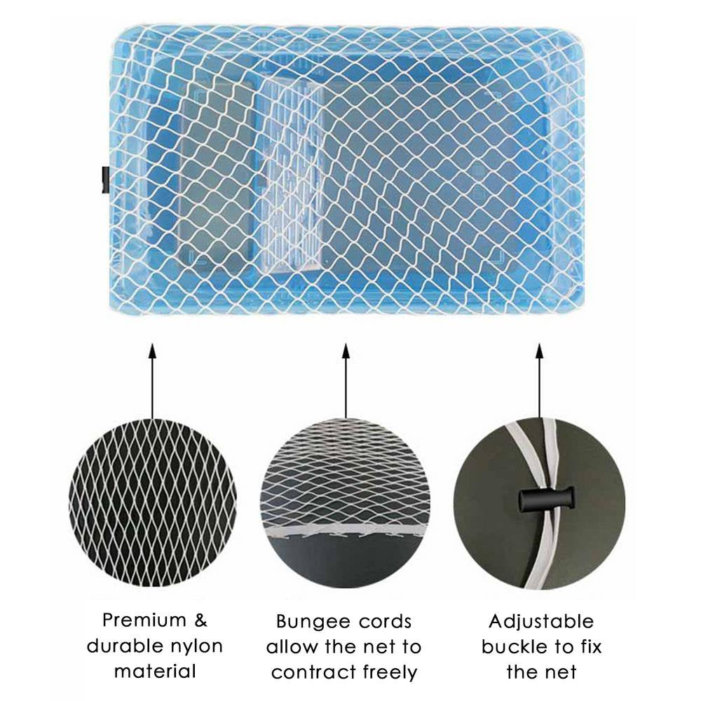 Ksruee Fish Tank anti Jump Net Fish Tank Mesh Screen Net Aquarium Fish KOL PET