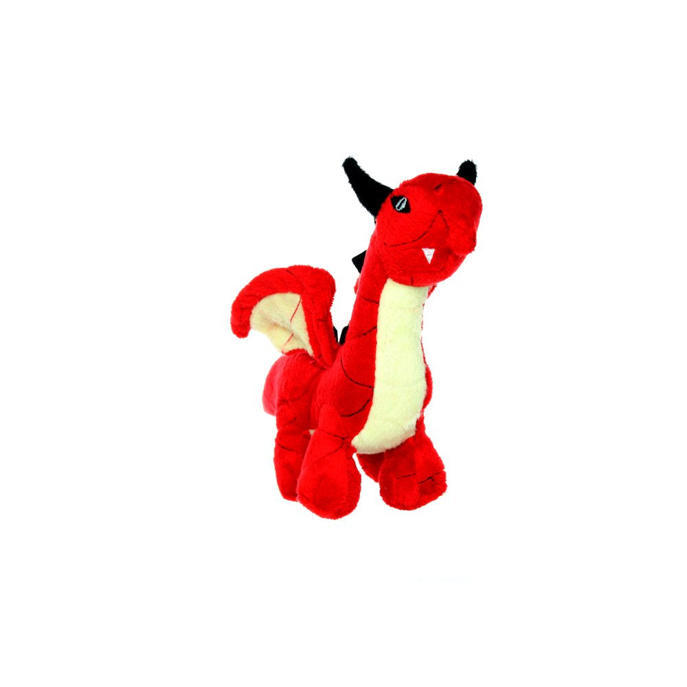 Mighty Junior Dragon Red, Plush and Durable Dog Toy Animals & Pet Supplies > Pet Supplies > Dog Supplies > Dog Toys VIP Products   