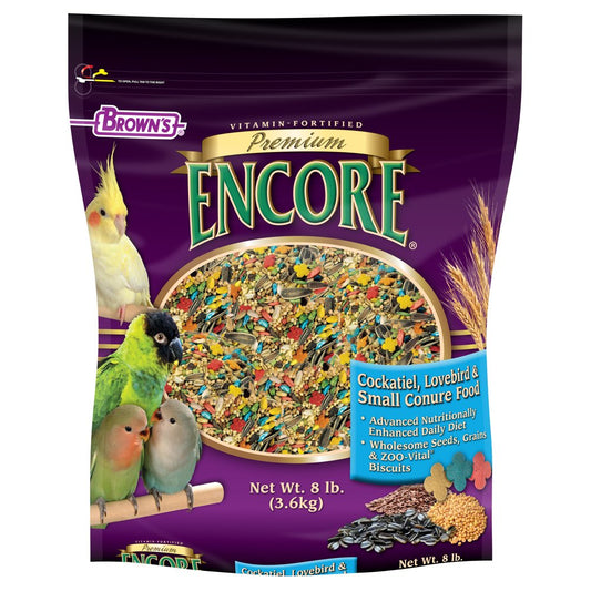 Encore Premium Cockatiel Food, 8 Lb. Animals & Pet Supplies > Pet Supplies > Bird Supplies > Bird Food F.M. Brown's Sons, Inc.   