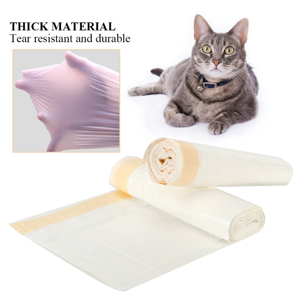 Cat Litter Box Liner Cat Litter Box Bag Cat Litter Bag 2 Packs Cat Litter Box Liners Cat Litter Pan Bags with Drawstring Pet Cat Supplies M Animals & Pet Supplies > Pet Supplies > Cat Supplies > Cat Litter Box Liners Octpeak   