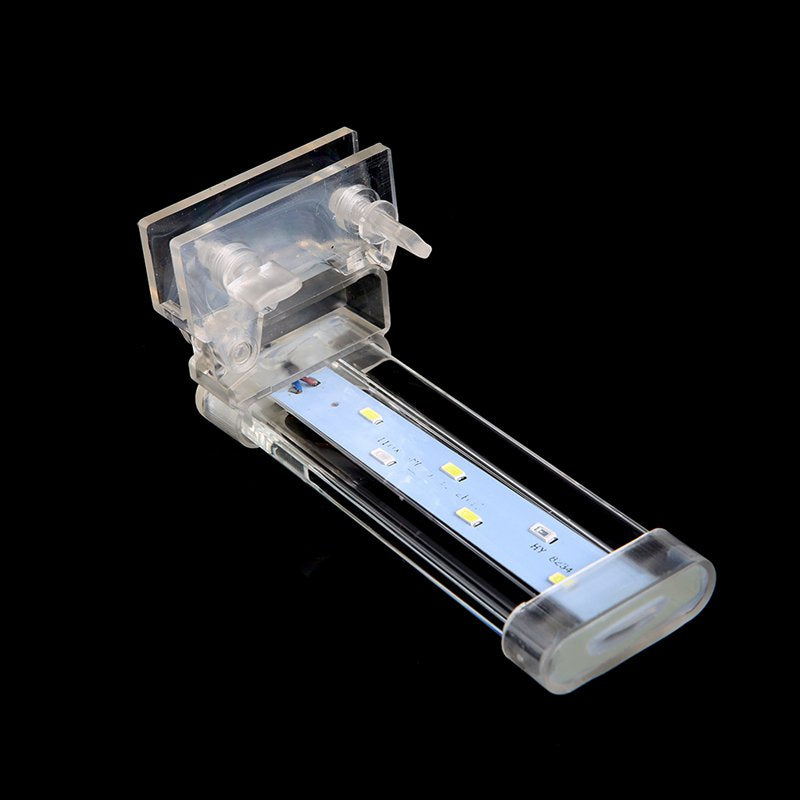 Fish Tank Clip on Light Clamp Aquarium Small Lights White & Blue LED Lighting 1.5W 3W 5W 8W Promoting Water Plant Growth Animals & Pet Supplies > Pet Supplies > Fish Supplies > Aquarium Lighting Bydezcon M  