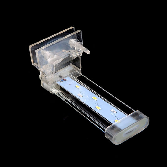 Fish Tank Clip on Light Clamp Aquarium Small Lights White & Blue LED Lighting 1.5W 3W 5W 8W Promoting Water Plant Growth Animals & Pet Supplies > Pet Supplies > Fish Supplies > Aquarium Lighting Bydezcon M  