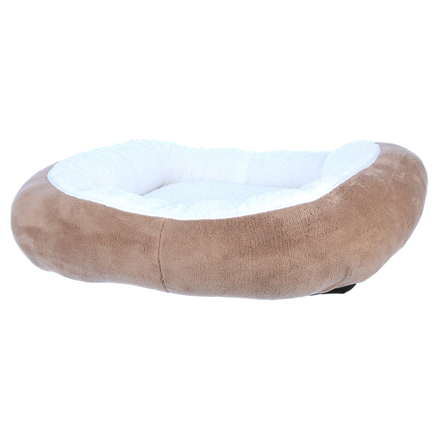 Midwest Ultra-Soft Fleece Dog & Cat Cuddle Bed, Small, Brown