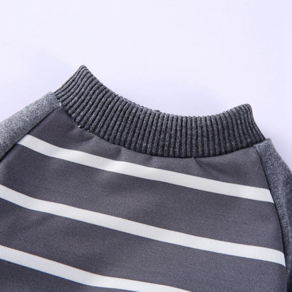 Dog Pajamas Striped Pet Jumpsuits Cotton Dog Onesies Long Sleeves Pet Pajamas Cute Dog Apparels Soft Pet Clothes for Puppy Small Dogs (Gray,Xs) Animals & Pet Supplies > Pet Supplies > Dog Supplies > Dog Apparel Dcastle   
