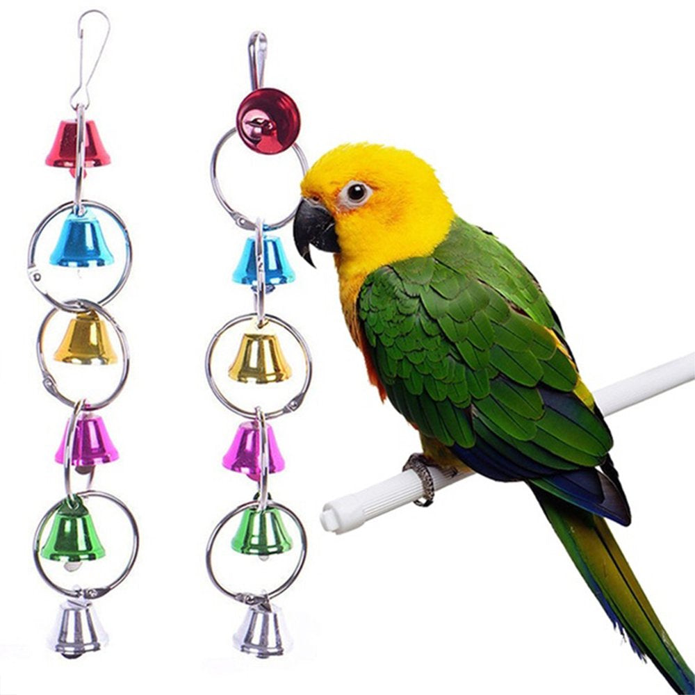 Pet Enjoy 5Pcs Bird Swing Chewing Toys,Parrot Hanging Swing Nest Hammock Bell Toys Bird Climbing Toys Suitable for Parrot Birdcage Accessories Animals & Pet Supplies > Pet Supplies > Bird Supplies > Bird Cage Accessories Pet Enjoy   