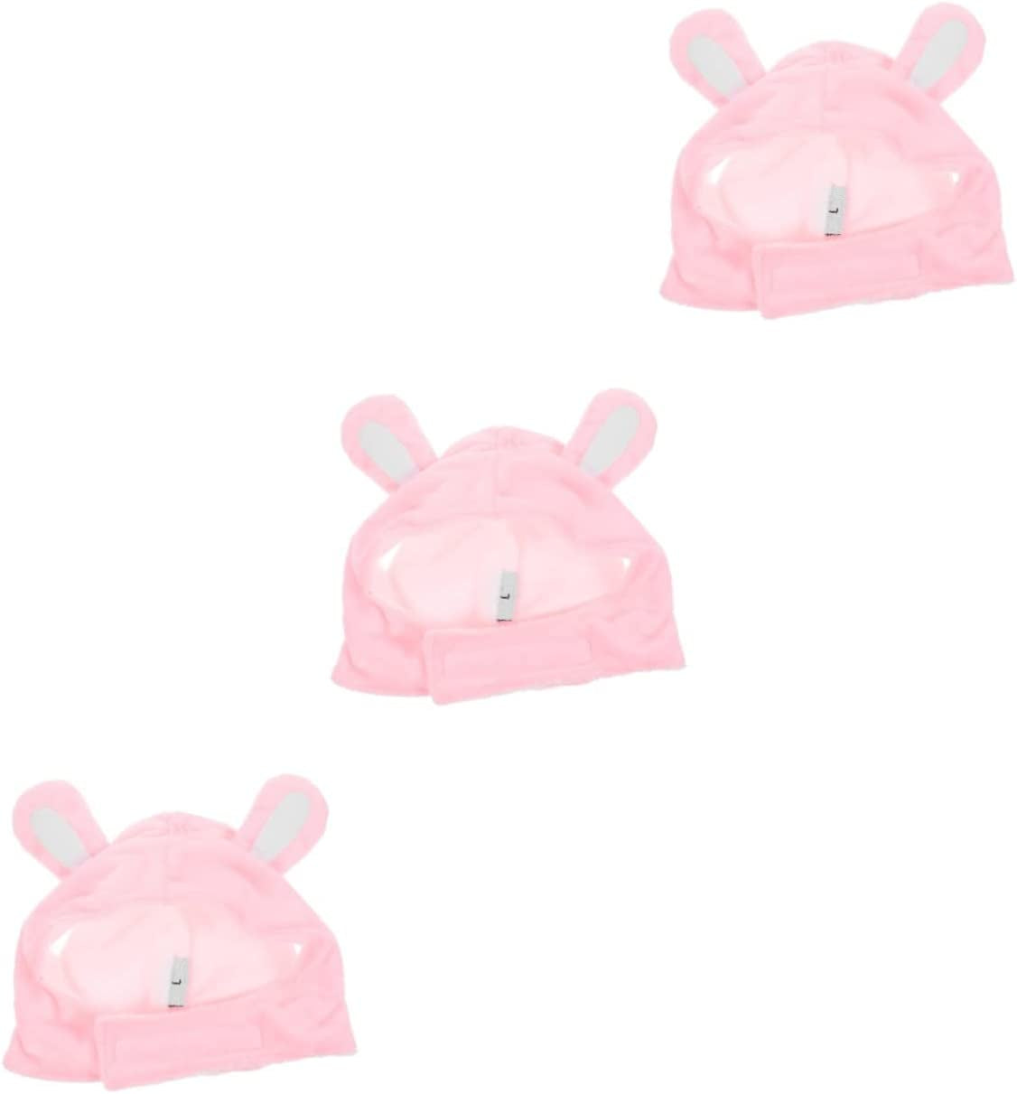 Balacoo 4Pcs Dog Costume Hat Cosplay in Dogs - for Accessories Year Party Cats Warm Pink Favor Bunny Kitten Accessory Dress Easter Rabbit up New Headwear Ears Puppy Headgear Small and Xs Animals & Pet Supplies > Pet Supplies > Dog Supplies > Dog Apparel Balacoo Pinkx3pcs 19x18cmx3pcs 