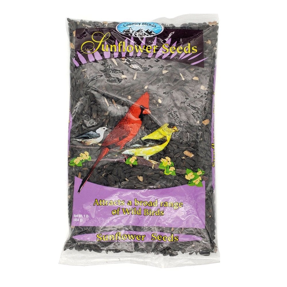 1Lb Black Oil Sunflower Seed Wild Bird Feed Food Attract Birds Protein Nutrition Animals & Pet Supplies > Pet Supplies > Bird Supplies > Bird Food JC SALES   