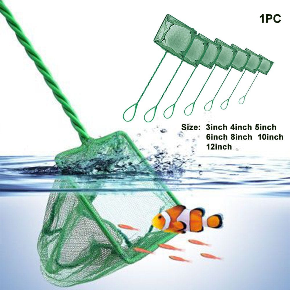 1Pc 4/5/6/8Inch Square Shrimp Goldfish Fish Net Aquarium Fish Tank Pond Cleaning Tool Animals & Pet Supplies > Pet Supplies > Fish Supplies > Aquarium Fish Nets YHZNW   