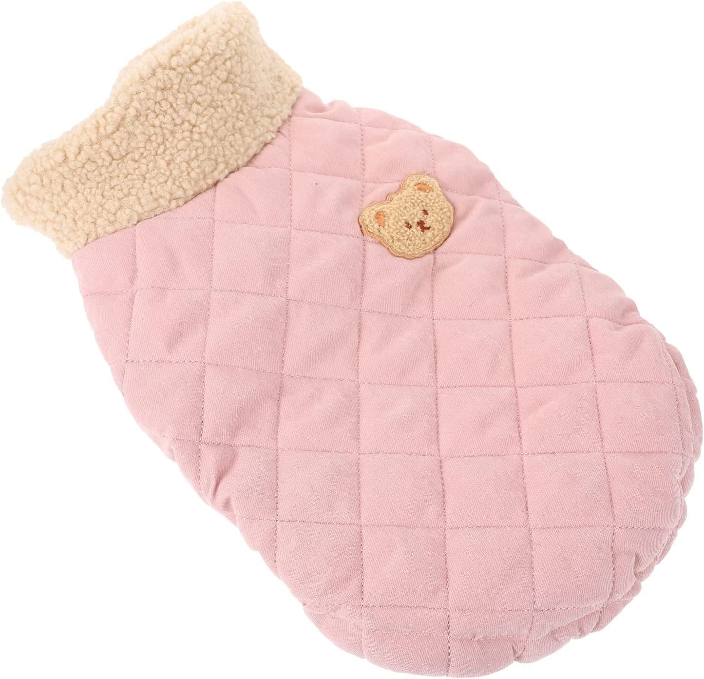 1Pc Autumn and Winter Lovely Pet Teddy Dog Cat Cotton- Padded Vest Pet Garment Pet Supply (Size : 36X25X0.6CM) Animals & Pet Supplies > Pet Supplies > Dog Supplies > Dog Apparel OVAST   