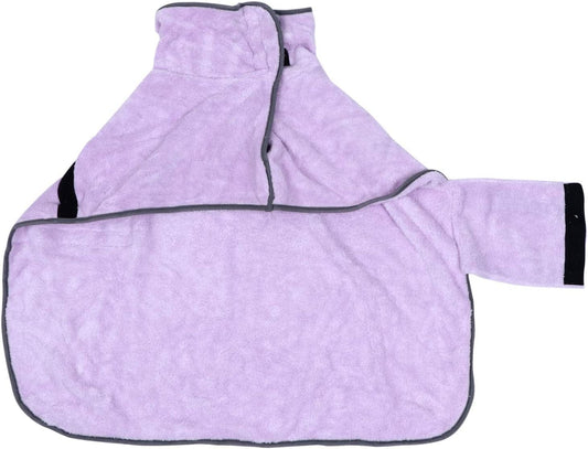 1Pc Dog Bath Towel Cat Bathrobe Super Absorbent Puppy Towel Pet Supplies Animals & Pet Supplies > Pet Supplies > Dog Supplies > Dog Apparel Scicalife Violet XS 