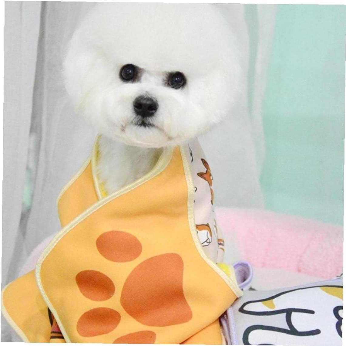 1Pc Pet Dog Cat Towel Soft Quick Drying Absorbent Bathrobe Washcloth for Dogs Cats Pets Animals & Pet Supplies > Pet Supplies > Dog Supplies > Dog Apparel TOSSPER   