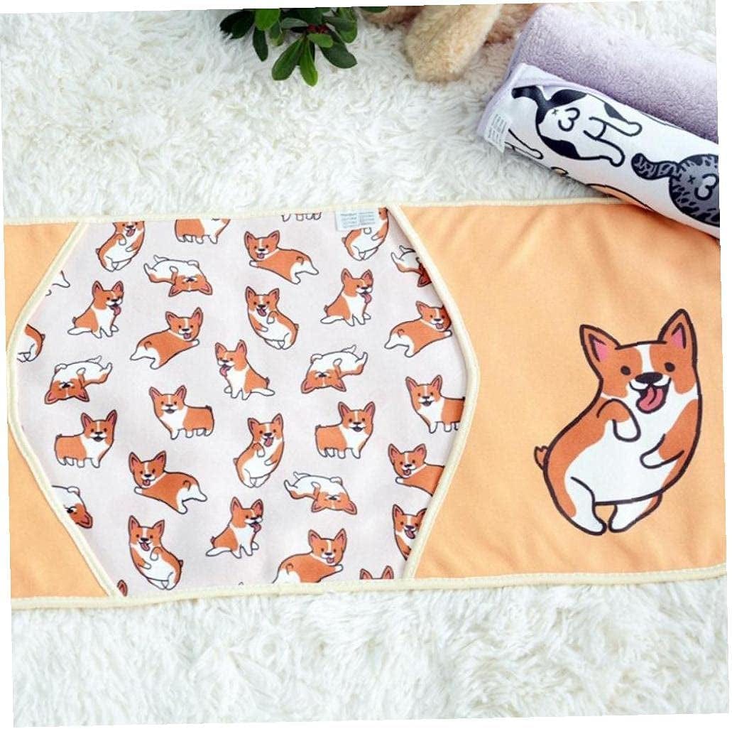 1Pc Pet Dog Cat Towel Soft Quick Drying Absorbent Bathrobe Washcloth for Dogs Cats Pets Animals & Pet Supplies > Pet Supplies > Dog Supplies > Dog Apparel TOSSPER   