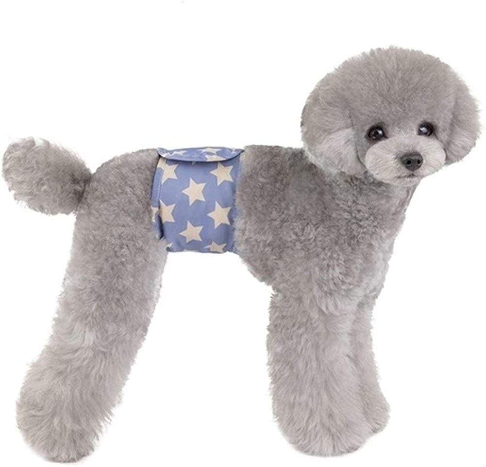 1Pc Pet Dog Wrap Belly Band Waterproof Urinary Wrap Diaper Reusable Physiological Pants Medium Large Male Dog Nappy ZRONG Animals & Pet Supplies > Pet Supplies > Dog Supplies > Dog Apparel LZRONG Blue Small 