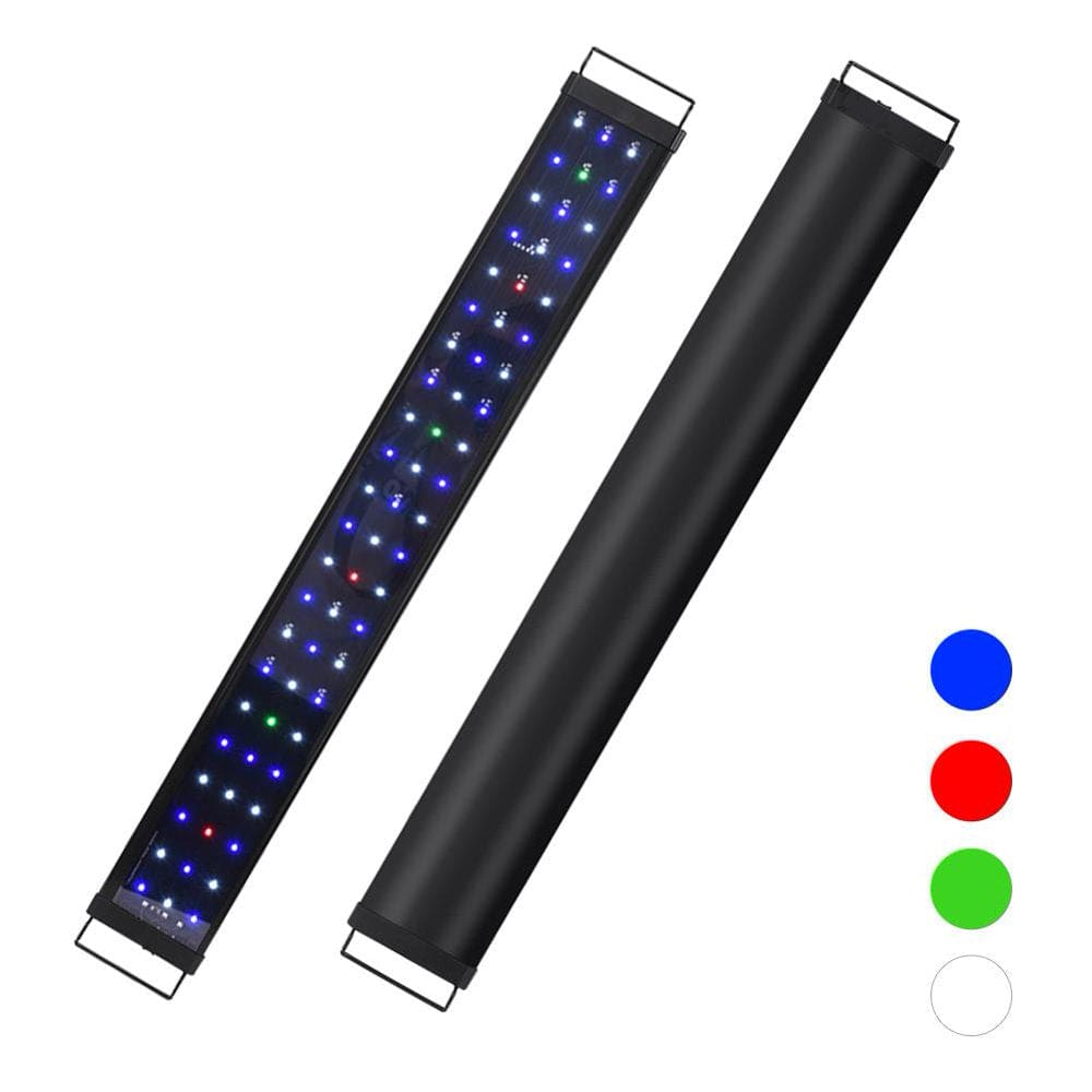 (1Pcs)24" 36" 48" Multicolor LED Aquarium Light Full Spec Plant Fish Tank 42 66 87Leds Animals & Pet Supplies > Pet Supplies > Fish Supplies > Aquarium Lighting MINOCOOL   