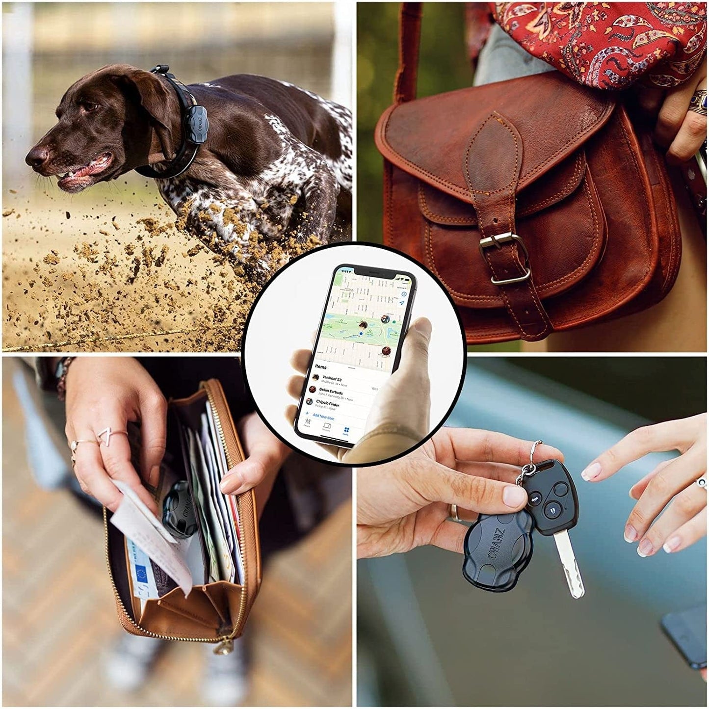 1PCS Airtag Dog Collar Holder for Apple Airtags Dog Collar Case Holder Waterproof,Pet Collar Case Anti-Lost Air Tag Case Holder with Cat Dog Collars Loop Backpack Accessories (1Pcs-Black) Electronics > GPS Accessories > GPS Cases CWAMZ   