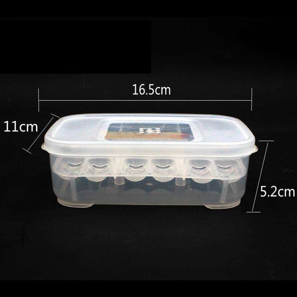 1Pcs Reptile Dedicated Incubator 12 Grids Egg Hatching Box Hatcher Tray with Transparent Amphibians Animals & Pet Supplies > Pet Supplies > Reptile & Amphibian Supplies > Reptile & Amphibian Substrates jinsenhg   