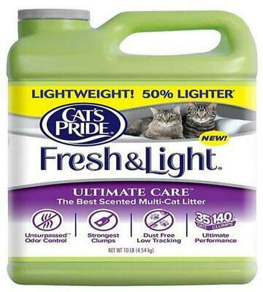 1PK Cat'S Pride C47510-C40 Fresh & Light Ultimate Care Multi-Cat Litter, Scented, 10Lb Animals & Pet Supplies > Pet Supplies > Cat Supplies > Cat Litter Cat's Pride   