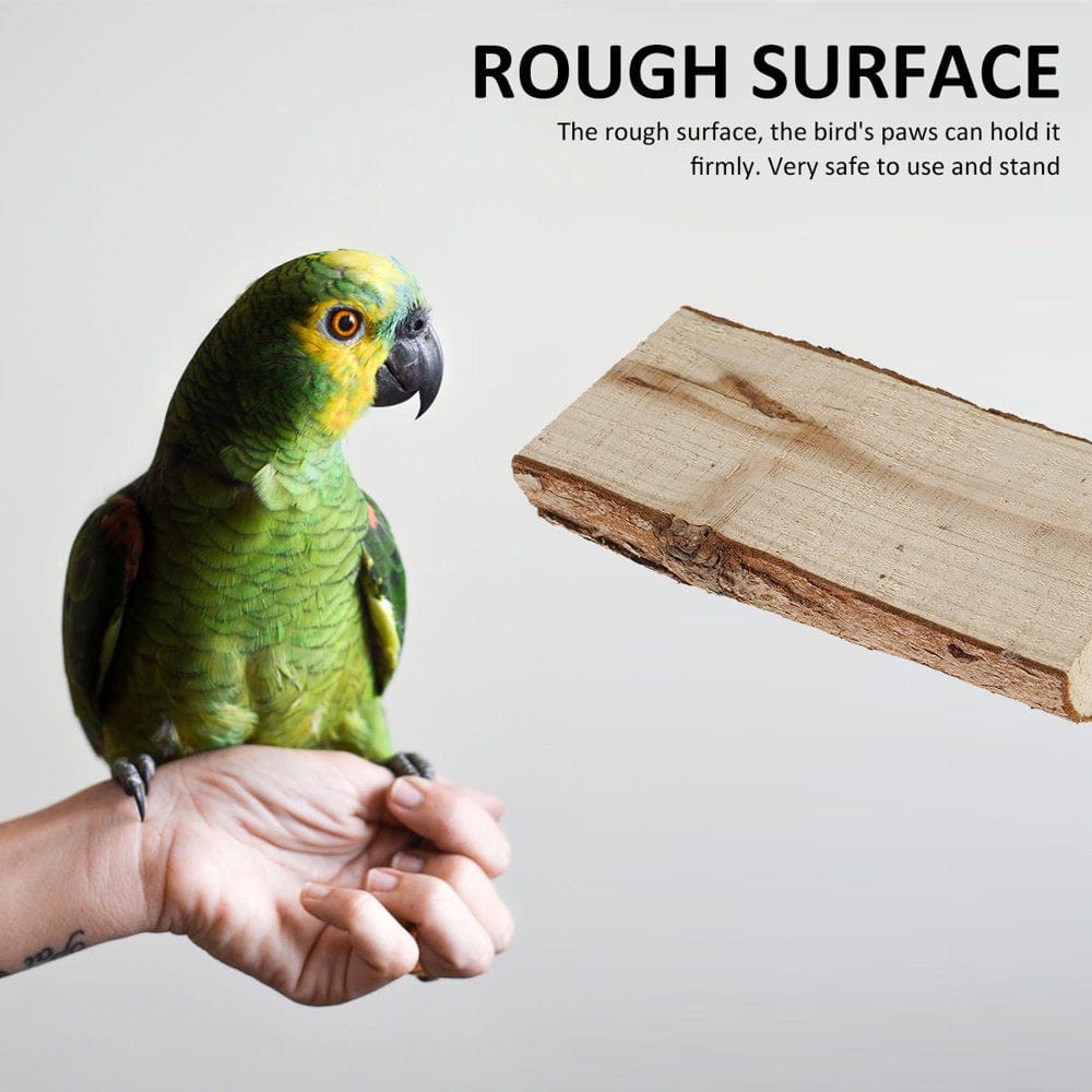 2/10Pcs Parrot Bird Perches Natural Wood Bird Standing Stick Parrot Perch Stand Platform Wooden Exercise Climbing Paw Grinding Toy Birdcage Accessories for Parakeet Parrot Budgie Lovebirds Animals & Pet Supplies > Pet Supplies > Bird Supplies > Bird Cage Accessories Fznkrag   