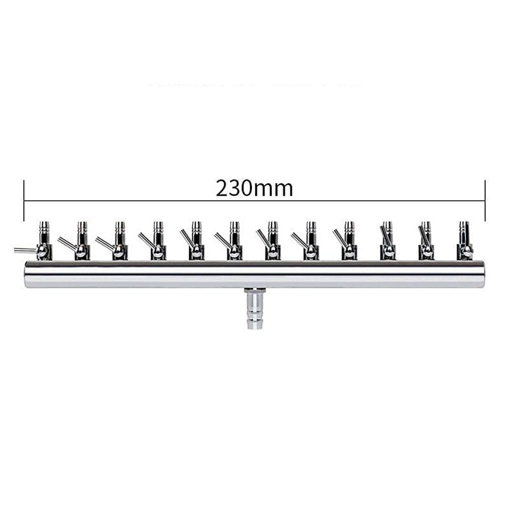 2-12 Way 4Mm Aquarium Fish Splitter Control Valve 12 Way Animals & Pet Supplies > Pet Supplies > Fish Supplies > Aquarium & Pond Tubing Colcolo   