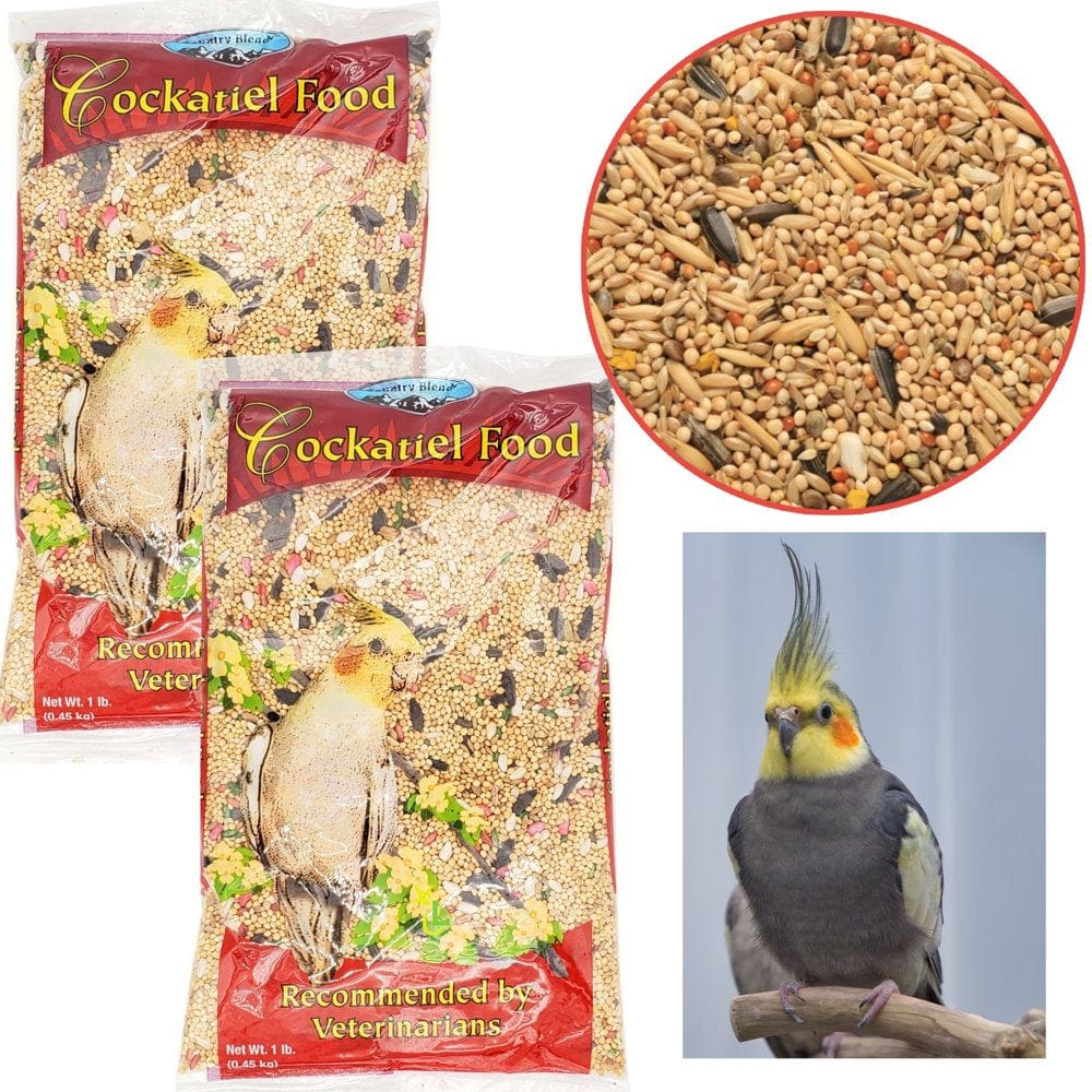 2 Bags Cockatiel Bird Food Seed Mix Lovebird Feed Pet Birds Protein Nutrition Animals & Pet Supplies > Pet Supplies > Bird Supplies > Bird Food JC SALES   