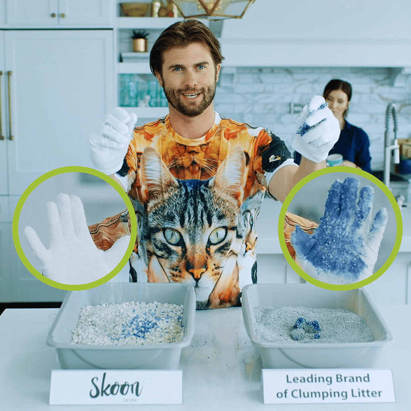 (2 Bags) Skoon All-Natural Cat Litter – Light-Weight, Non-Clumping, Low Maintenance, Eco-Friendly - Absorbs, Locks and Seals Liquids for Best Odor Control. Animals & Pet Supplies > Pet Supplies > Cat Supplies > Cat Litter Skoon   