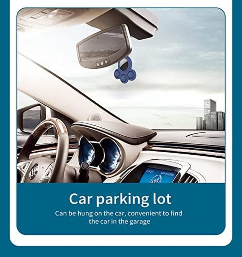 2 Pack Airtag Holder Compatible for Apple Air Tag Case Silicone Pet Dog Cat Collar and Kids Pop Bubble Fidget Sensory Toys Anti-Scratch (Pink and Blue) Electronics > GPS Accessories > GPS Cases Generic   