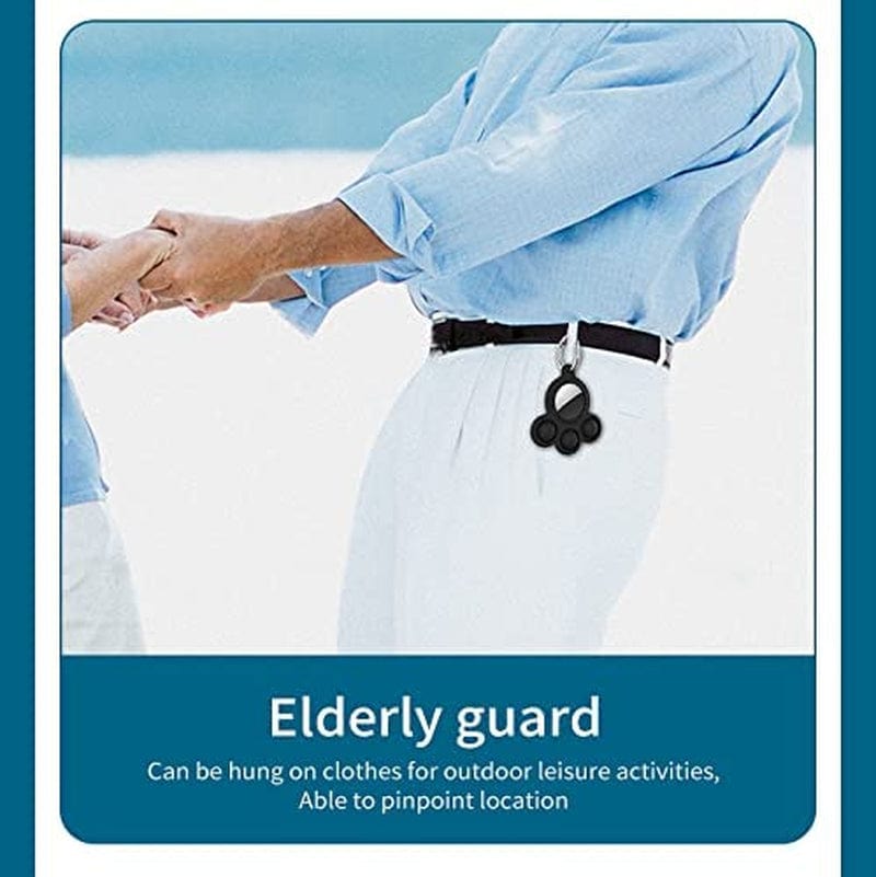 2 Pack Airtag Holder Compatible for Apple Air Tag Case Silicone Pet Dog Cat Collar and Kids Pop Bubble Fidget Sensory Toys Anti-Scratch (Pink and Blue) Electronics > GPS Accessories > GPS Cases Generic   