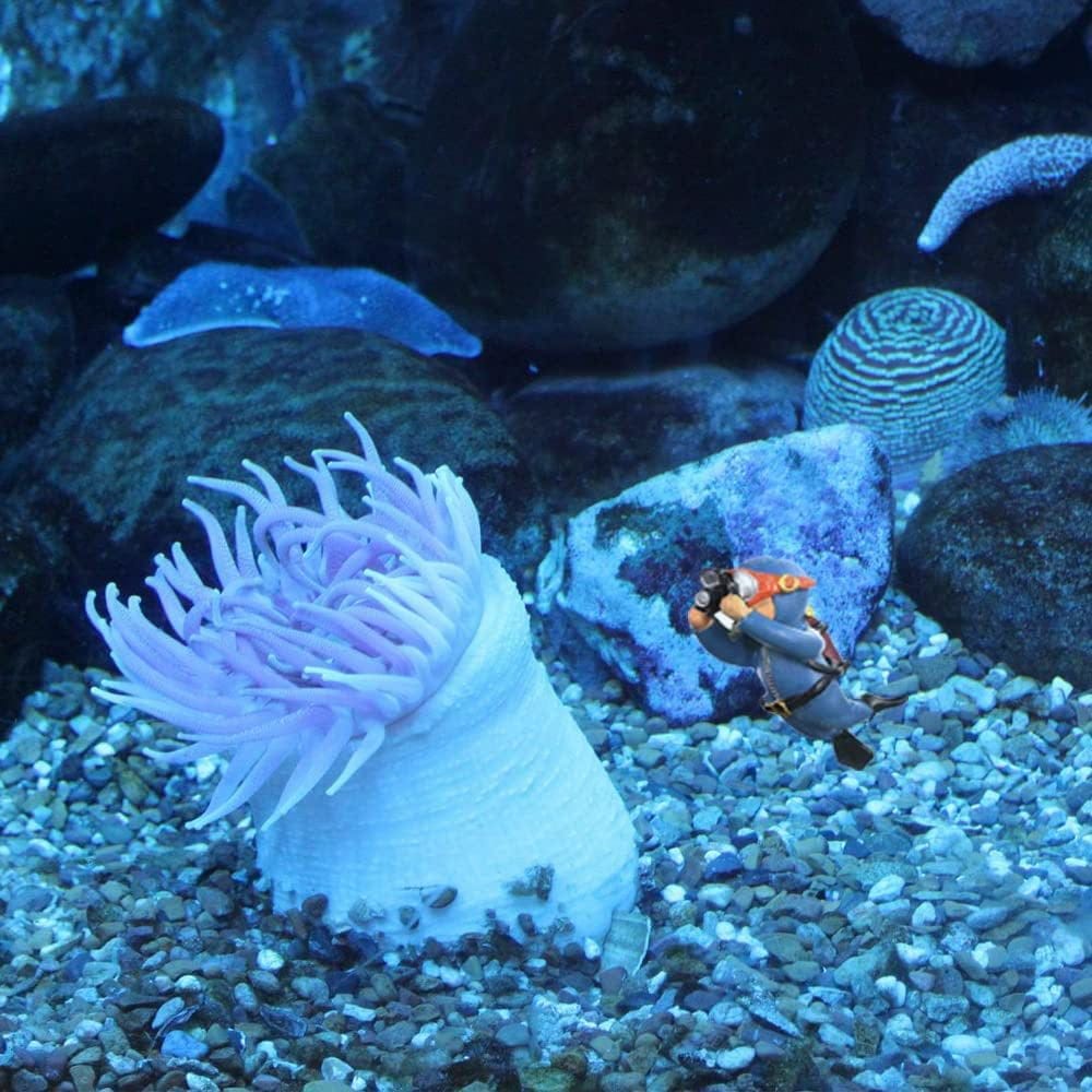2 Pack Fish Tank Decorations Lovely Diver Ornament Floating Device Fish Tank Accessories Animals & Pet Supplies > Pet Supplies > Fish Supplies > Aquarium Decor HeSaYep   