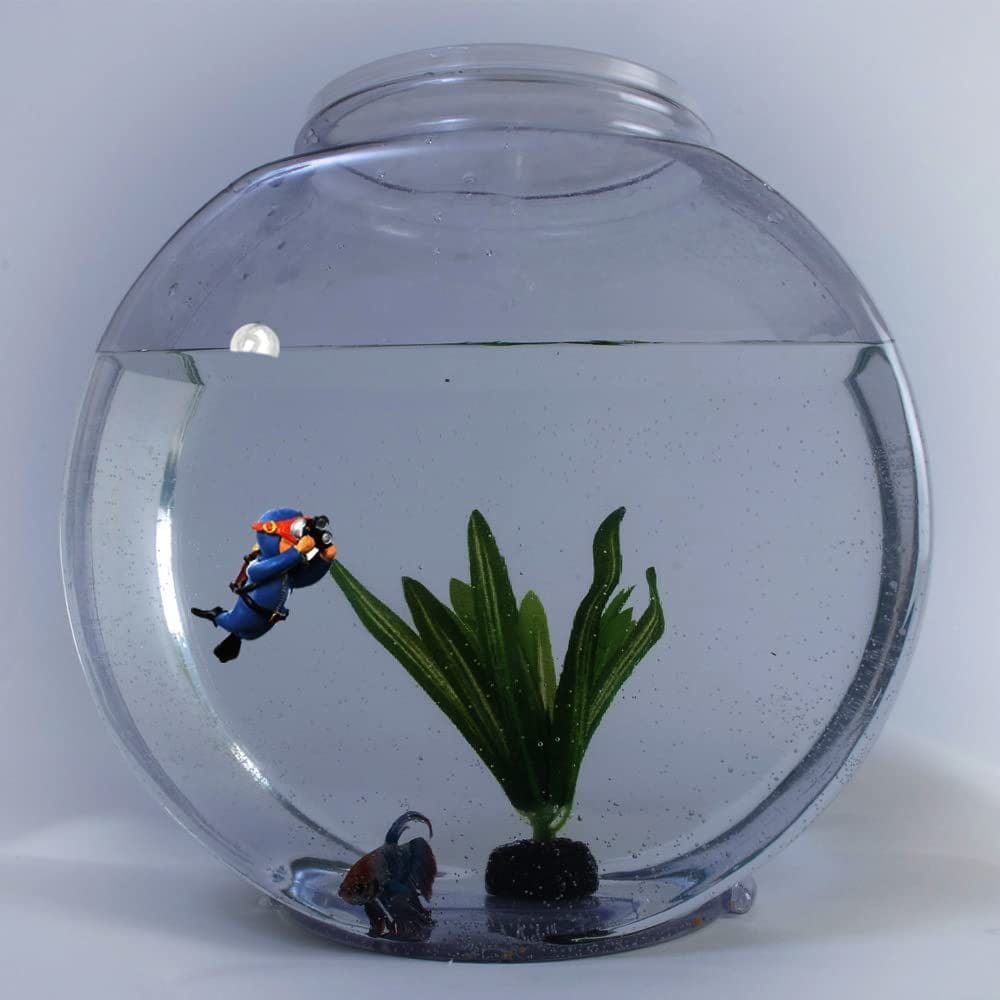 2 Pack Fish Tank Decorations Lovely Diver Ornament Floating Device Fish Tank Accessories Animals & Pet Supplies > Pet Supplies > Fish Supplies > Aquarium Decor HeSaYep   