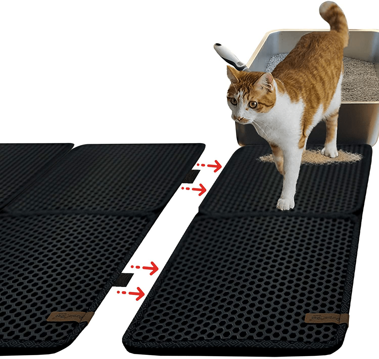 Largest cat outlet litter mat