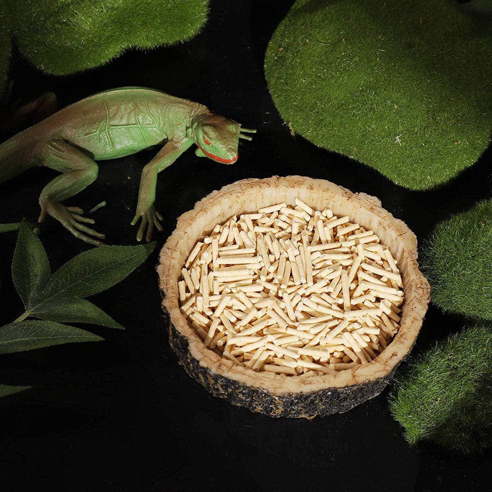 2 Pack Reptile Food Bowls - Reptile Water and Food Bowls, Novelty Food Bowl for Lizards, Young Bearded Dragons, Small Snakes and More - Made from Non-Toxic, Bpa-Free Plastic Animals & Pet Supplies > Pet Supplies > Reptile & Amphibian Supplies > Reptile & Amphibian Habitat Accessories sbomiaort   