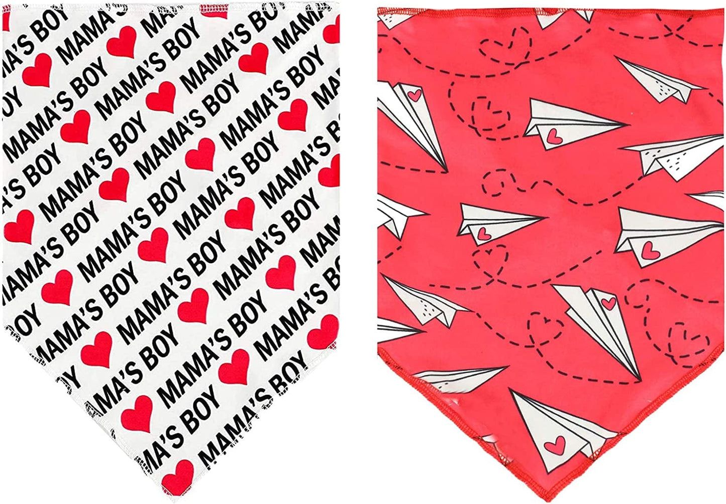 2 Pack Valentine'S Dog Bandana, Puppy Valentine Scarfs for Small Medium Large Dogs Cats Animals & Pet Supplies > Pet Supplies > Dog Supplies > Dog Apparel Upaw   