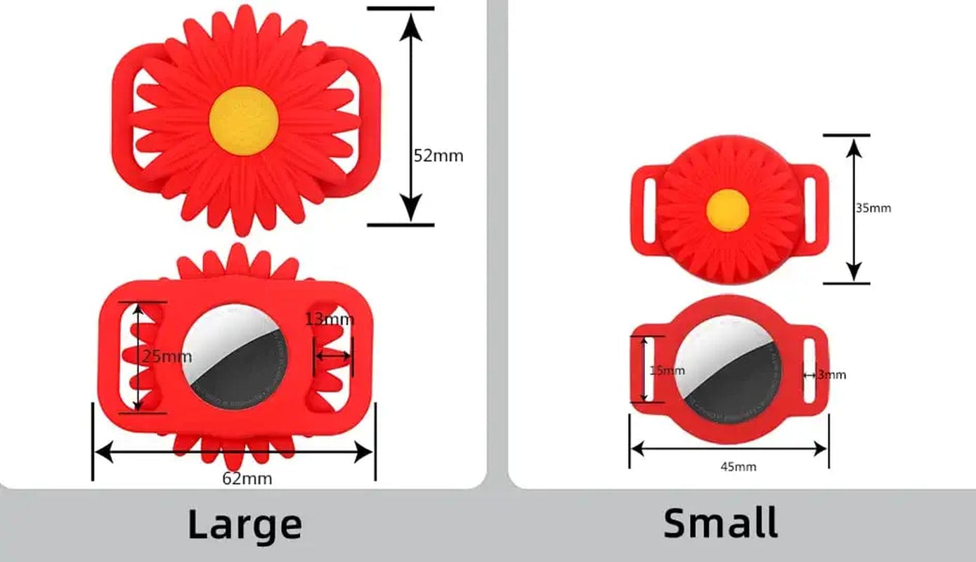 (2 Packs) Dog Collar Holder Compatible for Airtag,Protective Cases Covers Cat Collar Holder Silicone Waterproof Electronics > GPS Accessories > GPS Cases Doweiss   