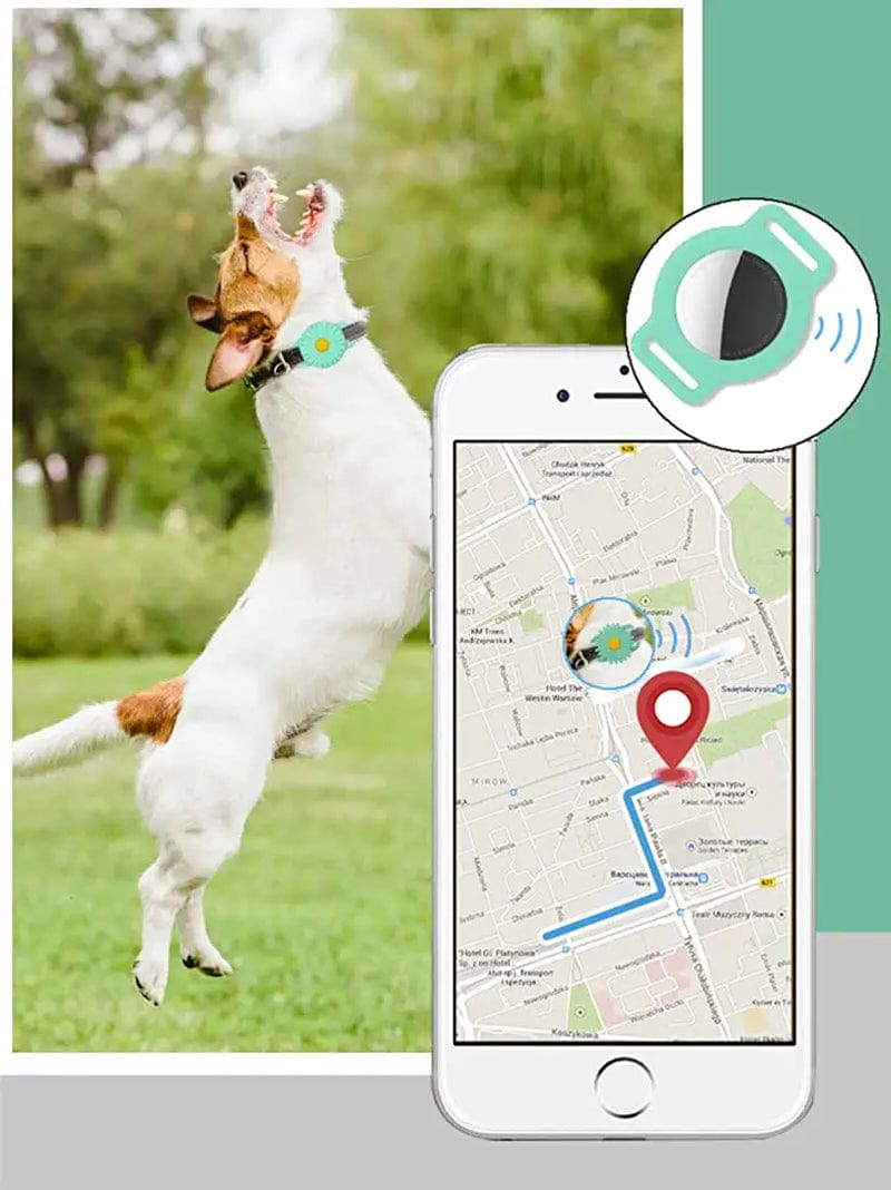 (2 Packs) Dog Collar Holder Compatible for Airtag,Protective Cases Covers Cat Collar Holder Silicone Waterproof Electronics > GPS Accessories > GPS Cases Doweiss   