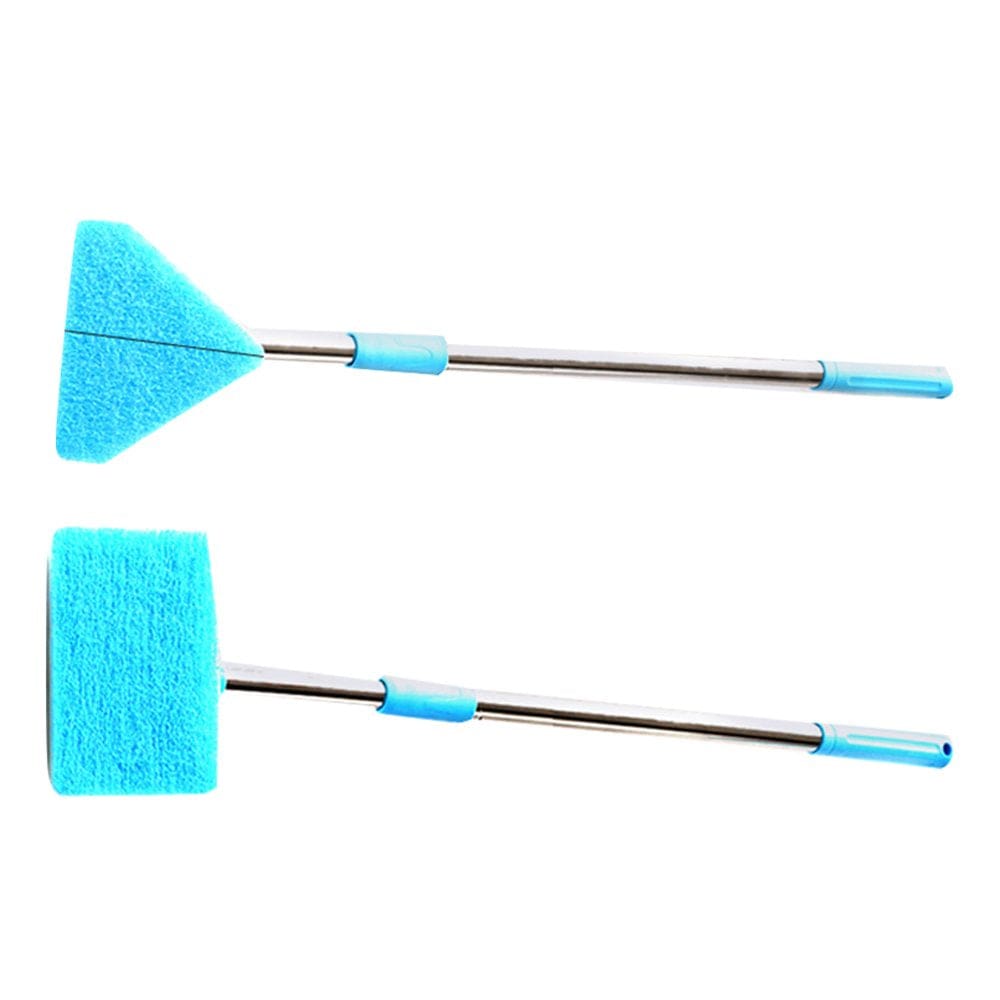 2 Pcs Telescopic Sponge Cleaning Brush Scrubber Aquarium Fish Tank Cleaning Brush Tool for Home Shop Supplies (Rectangle, Triangl Animals & Pet Supplies > Pet Supplies > Fish Supplies > Aquarium Cleaning Supplies FRCOLOR   