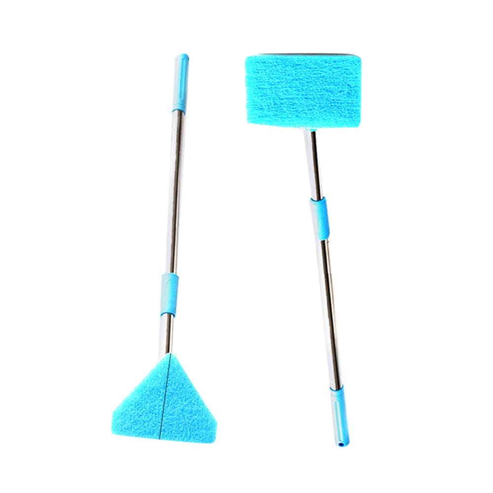 2 Pcs Telescopic Sponge Cleaning Brush Scrubber Aquarium Fish Tank Cleaning Brush Tool for Home Shop Supplies (Rectangle, Triangl Animals & Pet Supplies > Pet Supplies > Fish Supplies > Aquarium Cleaning Supplies FRCOLOR   