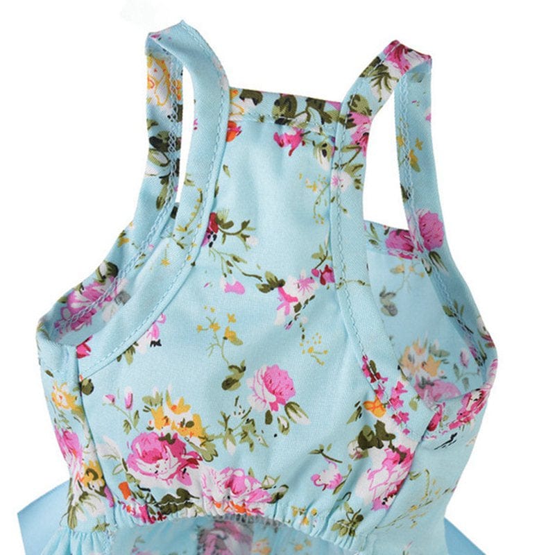 2 Piece Dog Dress Pet Skirt Doggie Apparel Puppy Bowtie Dresses for Small Girl Dogs Cats,Puppy Kitten Summer Cute Floral Dress Sundress Princess Dress for Prom Birthday Party Wedding Formal Occasion Animals & Pet Supplies > Pet Supplies > Cat Supplies > Cat Apparel Secrets   