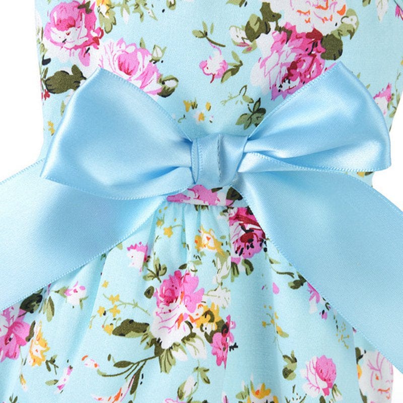 2 Piece Dog Dress Pet Skirt Doggie Apparel Puppy Bowtie Dresses for Small Girl Dogs Cats,Puppy Kitten Summer Cute Floral Dress Sundress Princess Dress for Prom Birthday Party Wedding Formal Occasion Animals & Pet Supplies > Pet Supplies > Cat Supplies > Cat Apparel Secrets   