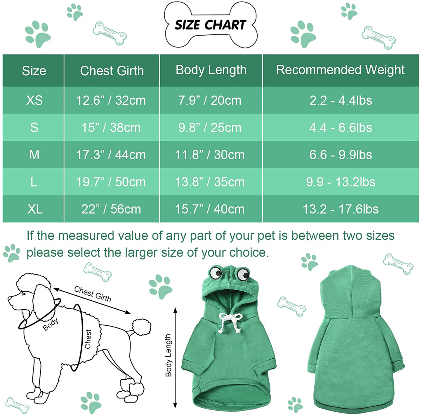 2 Pieces Fruit Dog Hoodie Clothes,Cute Dog Costume Warm Dog Sweater Cold Weather Sweatshirt Pet Coat for Puppy Small Medium Dogs Cats