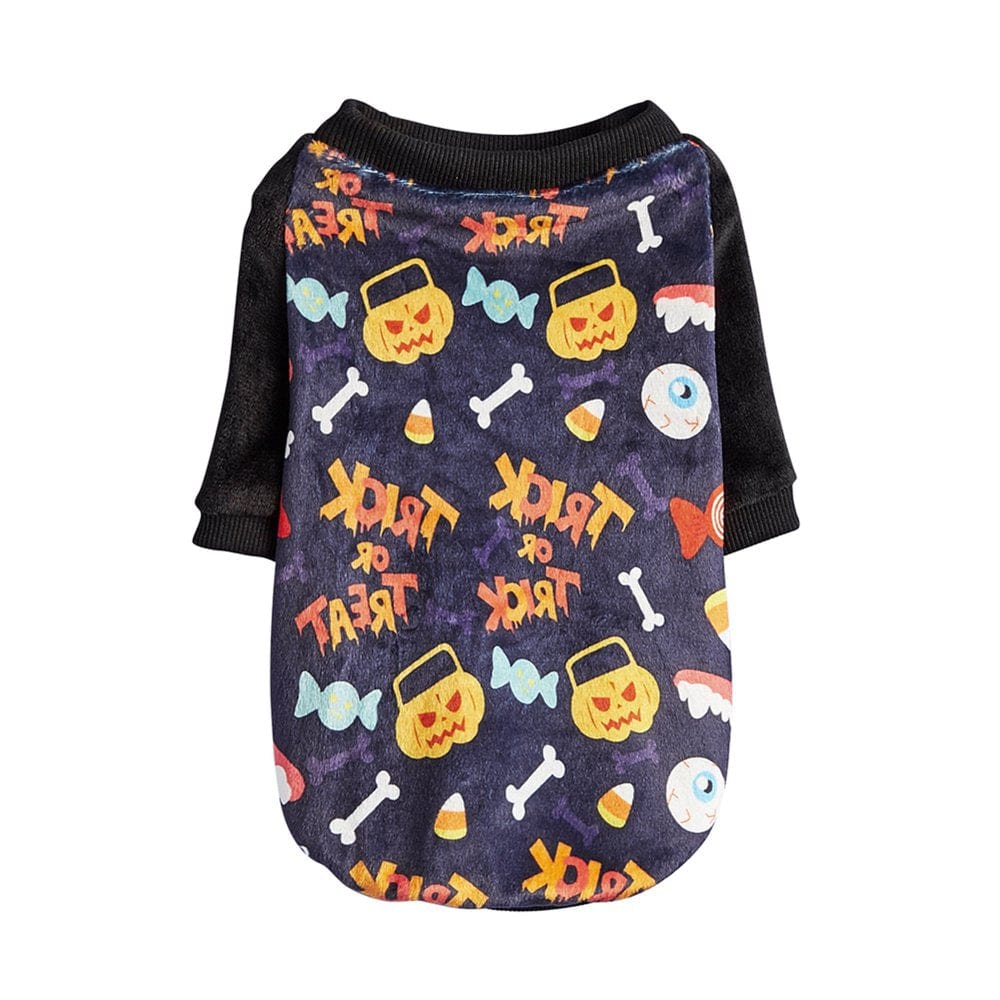 2 Pieces Halloween Dog Shirts Printed Puppy Outfits Pet Costume Cute Dog Clothing for Small Dogs and Cats Halloween Cosplay Pet Apparel Animals & Pet Supplies > Pet Supplies > Cat Supplies > Cat Apparel Kernelly   