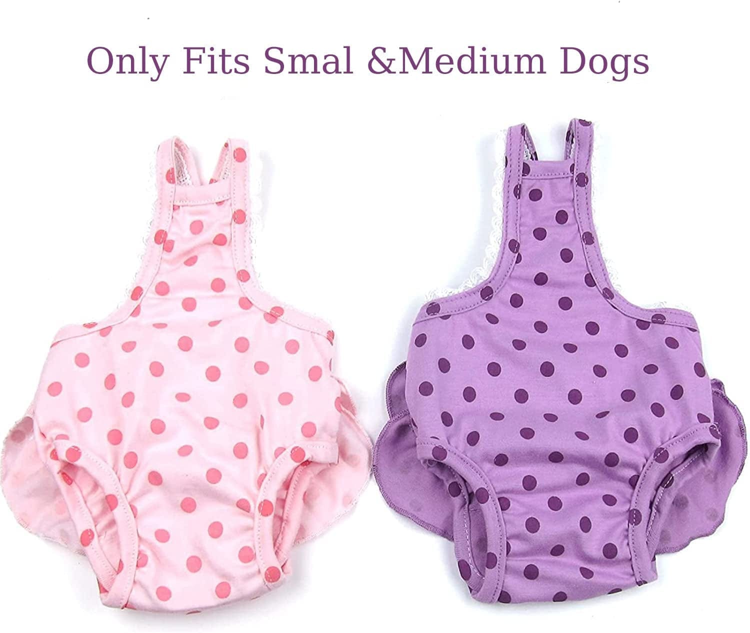 2 Pieces Washable Female Diapers with Suspender Comfort Reusable Doggy Diapers Reusable Puppy Sanitary Panties Dog Underwear Diaper for Small Girl Dogs in Period Heat ,S Animals & Pet Supplies > Pet Supplies > Dog Supplies > Dog Apparel ZHANGYUQIN   