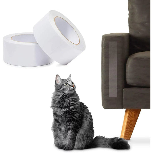 2 Rolls Cat anti Scratch Tape, Pet Deterrent Furniture Protector, 2 in X 30 Yards Animals & Pet Supplies > Pet Supplies > Cat Supplies > Cat Furniture Okuna Outpost   