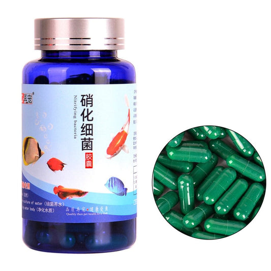 20/30/50/80/100 Pcs Aquarium Nitrifying Bacteria Concentrated Capsule Fish Tank Pond Cleaning Fresh Water Supplies
