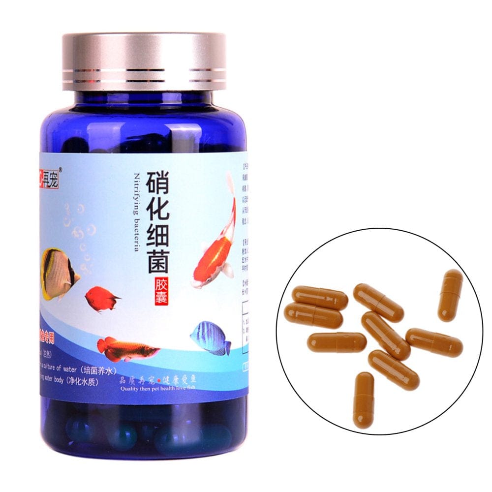 20/30/50/80/100 Pcs Aquarium Nitrifying Bacteria Concentrated Capsule Fish Tank Pond Cleaning Fresh Water Supplies